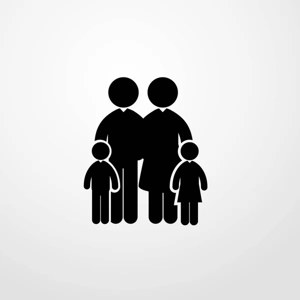 家庭图标图孤立的矢量标志符号 — 图库矢量图片