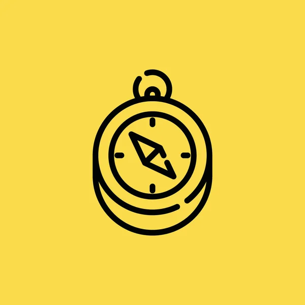 Compass ikon illustration isolerade vector tecken symbol — Stock vektor