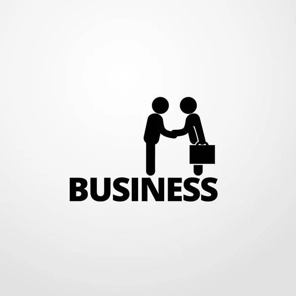 Ícone de reunião de negócios ilustração símbolo de sinal vetor isolado — Vetor de Stock
