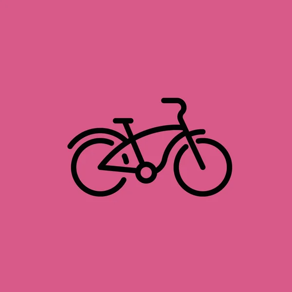 Icono de bicicleta ilustración símbolo de signo vectorial aislado — Archivo Imágenes Vectoriales