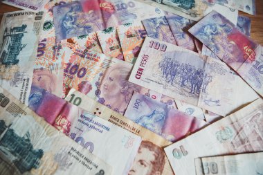 Arjantinli para peso / arka plan