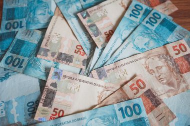 Brezilya para Reali / arka plan