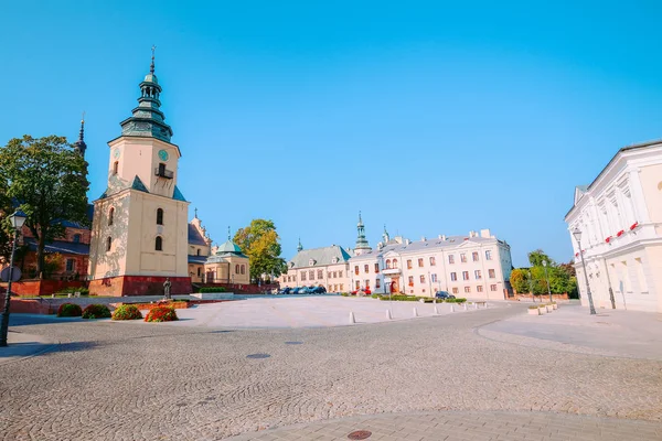 Pohled na historickou architekturu v Kielce / Polsko — Stock fotografie