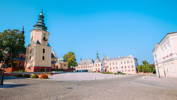 Pohled na historickou architekturu v Kielce / Polsko — Stock fotografie