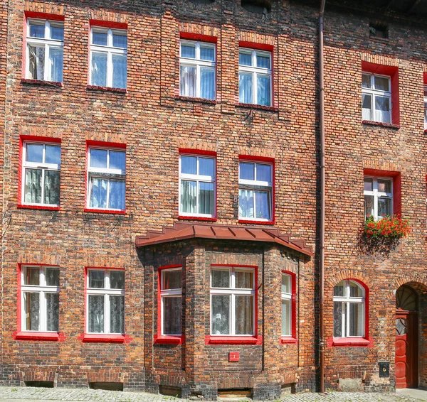 Katowice / traditional building in Nikiszowiec district — Stock Photo, Image