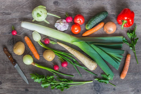 Свіжі органічні овочі Здорове харчування фону . — стокове фото