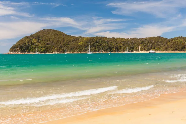 Playa escénica en Nueva Zelanda — Foto de Stock