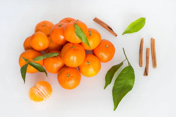Ovoce čerstvé mandarinky — Stock fotografie