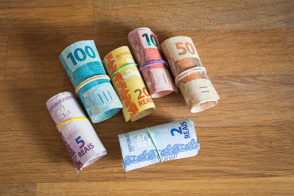 Brasil dinero / reales — Foto de Stock