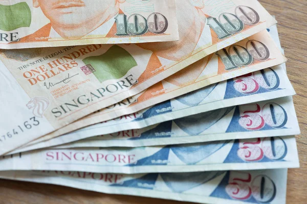 Singapur dólares dinero — Foto de Stock