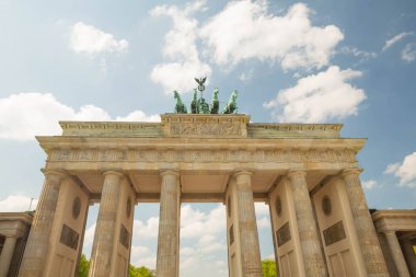 Berlin 'de Brandenburg kapısı