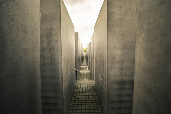 Berlin, Allemagne - mai 2017 Monument à la mémoire de l'Holocauste — Photo