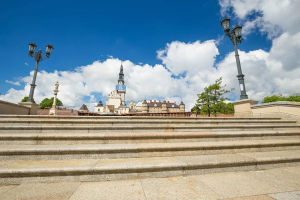 Częstochowa, Przeglądaj z klasztoru na Jasnej Górze w Polsce i miejsce kultu — Zdjęcie stockowe