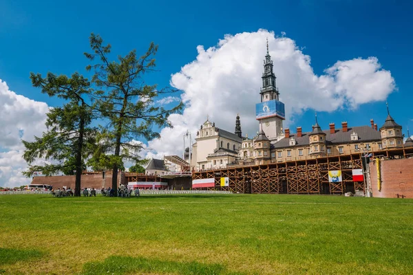 Czestochowa in Polen / View van het klooster — Stockfoto