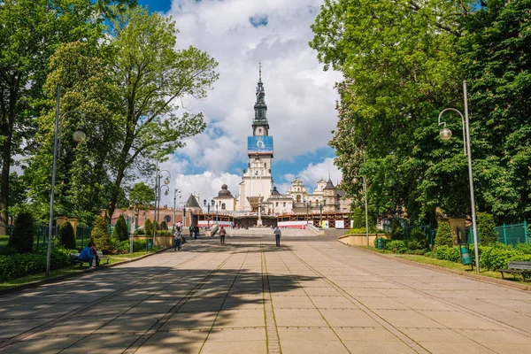 Częstochowa w Polsce Zobacz klasztoru — Zdjęcie stockowe