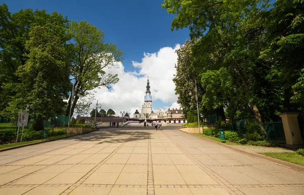 Częstochowa w Polsce Zobacz klasztoru — Zdjęcie stockowe
