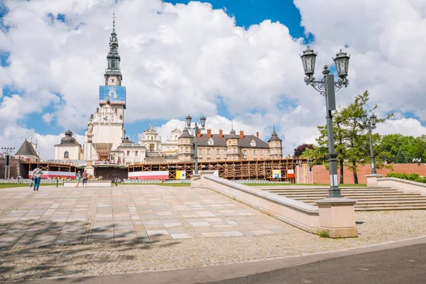 Częstochowa w Polsce Zobacz klasztoru — Zdjęcie stockowe