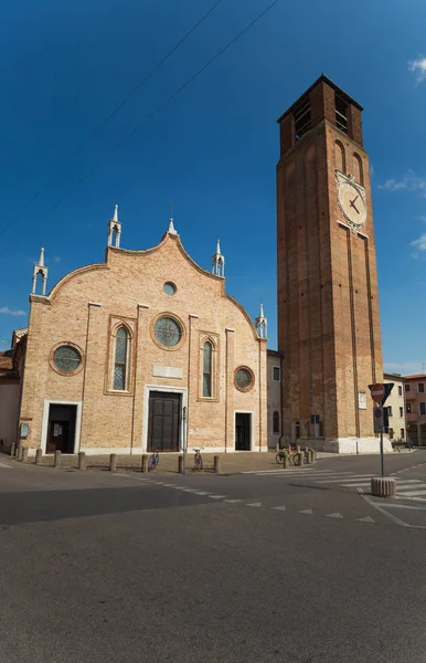 Treviso - historiska kyrka — Stockfoto