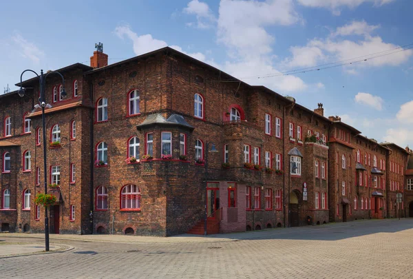 Katowice / Nikiszowiec, traditional building — Stock Photo, Image