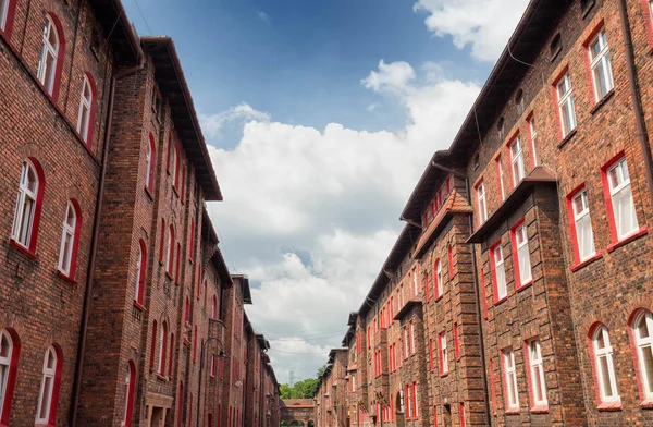 Katowice / Nikiszowiec, edifício tradicional — Fotografia de Stock