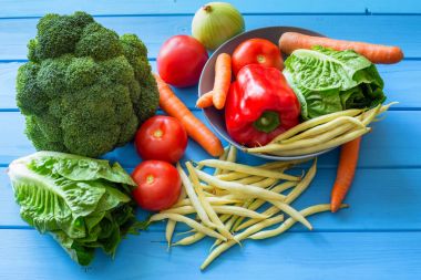 Exellent malzemeler yemekleri sağlıklı yanı sıra vejetaryen yemek için taze sebze türleri