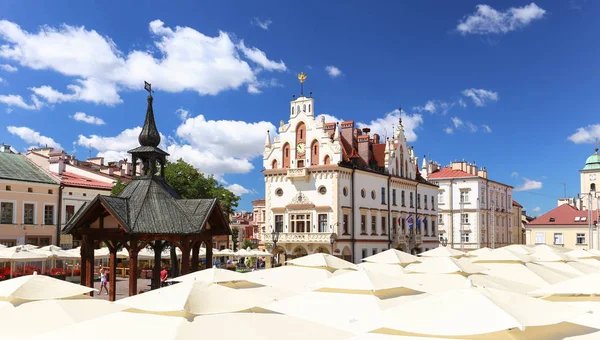 Rzeszow v Polsku / staré město a historické architektury — Stock fotografie
