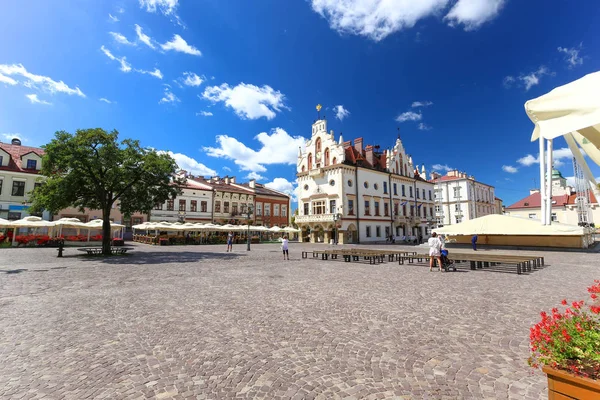 Rzeszow Polonya / old town ve tarihi mimarisi — Stok fotoğraf