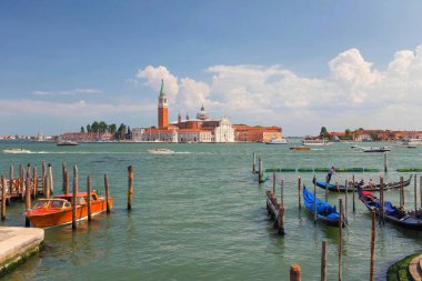 Venedik / View nehir ve şehir tarihi mimarisi