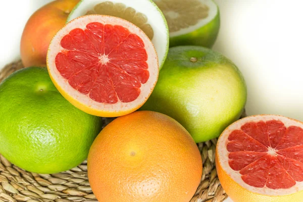 Gezonde Grapefruits / verschillende soorten — Stockfoto