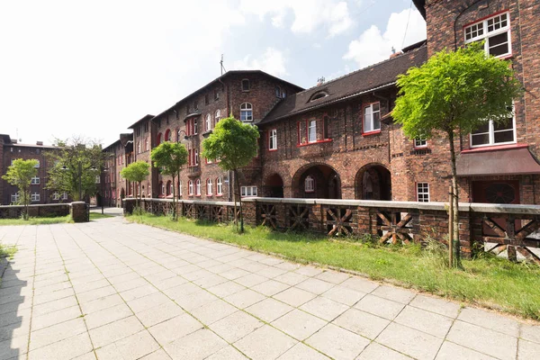 Katowice Architettura Storica Del Quartiere Dei Minori — Foto Stock