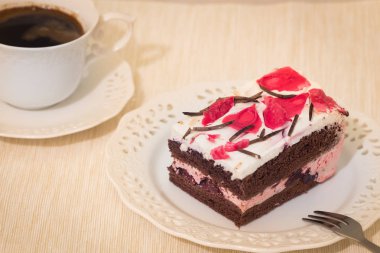 bir fincan kahve ile lezzetli çok kolay