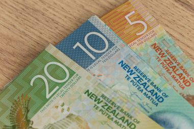 Yeni Zelanda Doları manzaralıdır farklı nominaly
