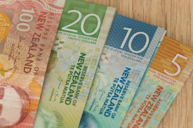 Yeni Zelanda Doları manzaralıdır farklı nominaly
