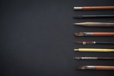 eski okul, hazırlanması ve aksesuar çizim