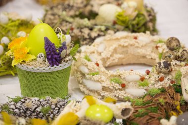 Tablo Easter süslemeleri