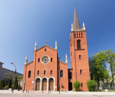 Gliwice / tarihi eski şehir merkezinde Kilisesi
