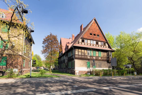 Zabrze Traditional Historic Old Architecture City — Stock Photo, Image