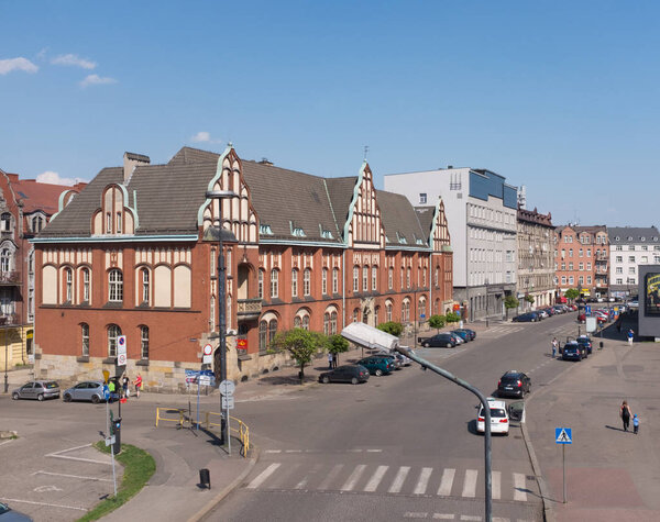 Historical building post office in Zabrze / april 2018