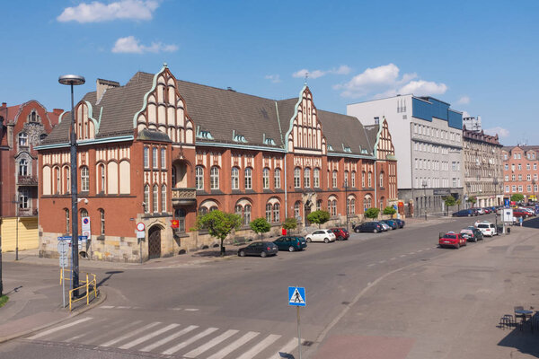 Historical building post office in Zabrze / april 2018