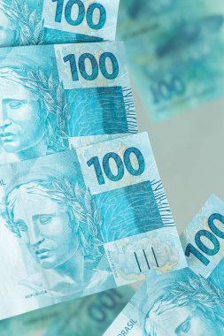 Brezilya parası, yüksek kalite banknotlar 100 reais 