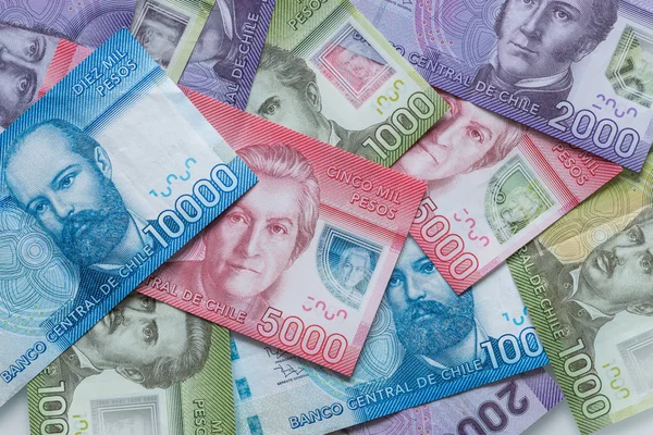 Currency Chile Pesos Money — ストック写真