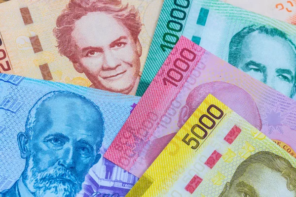 Dinero Costarricense Billetes Papel País Centroamericano —  Fotos de Stock