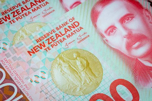 Nový Zéland Stodolarová Bankovka — Stock fotografie