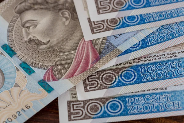 Polish money the highest value, PLN 500