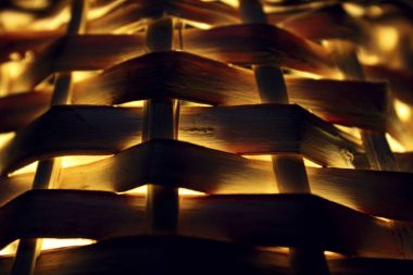 Ahşap arka plan. Hasır sepet doku. Ambalaj için arka plan. Arka plan doku el yapımı kamışı mat geçmeli. dokuma kamışı ahşap doku arka plan.