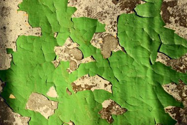 Duvar doku grunge arka plan kopya alan bir sürü ile. Arka plan, yeşil renkler. Renkli soyut arka plan boyalı. Renkli duvar doku. Arka plan doku. Yeşil boya kontur kopya alanı.