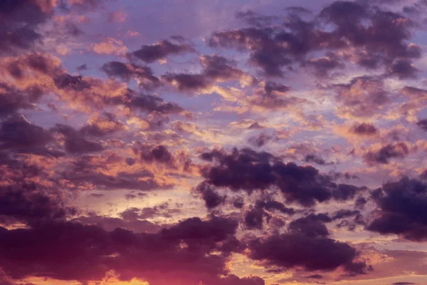 Hermoso Atardecer Shot Dramatic Sunset Fondo Dramático Del Cielo Una —  Fotos de Stock