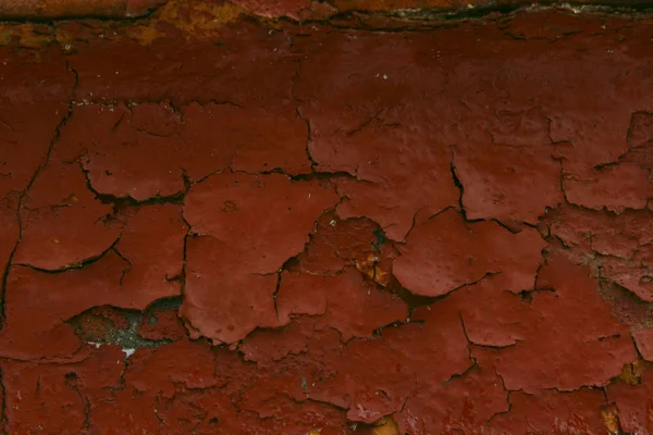 Eski Bir Duvar Texture Cracked Boya Duvar Kırık Eski Boya — Stok fotoğraf
