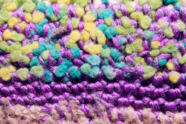 Tekstil Dokusunun Kırpılmış Görüntüsü Soyut Renkli Arkaplan — Stok fotoğraf