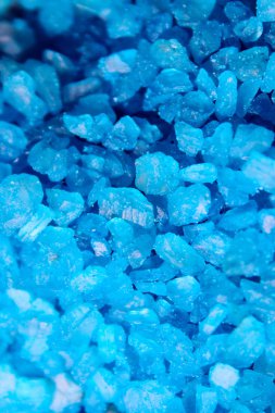 Soyut doku arkaplanı. Mavi deniz tuzu dokusu. Renkli arkaplan.